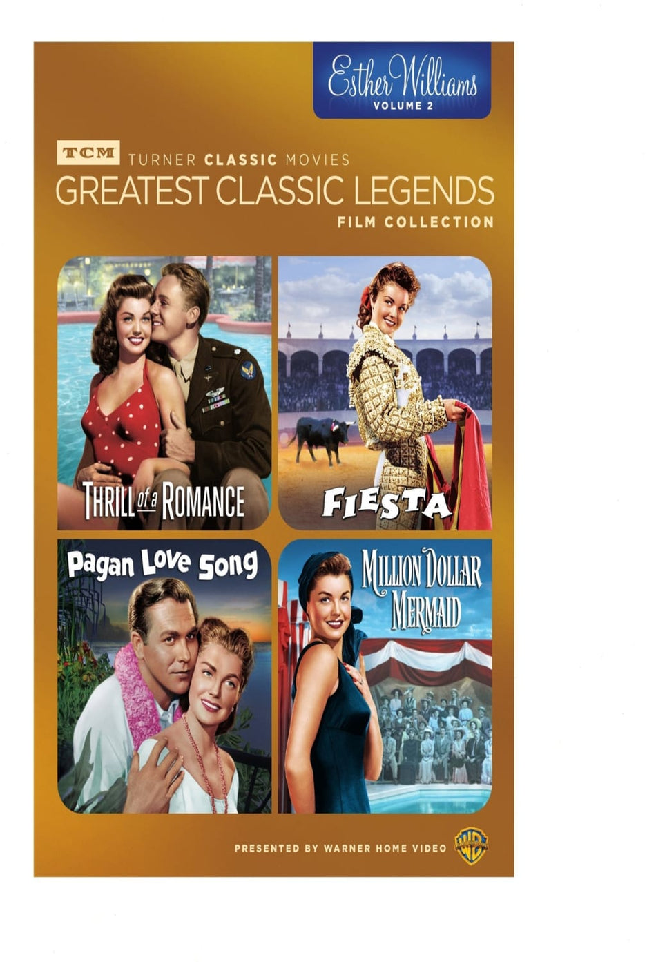 Esther Williams - Million Dollar Mermaid, Thrill of Romance, Fiesta, Pagan Love Song - [DVD]
