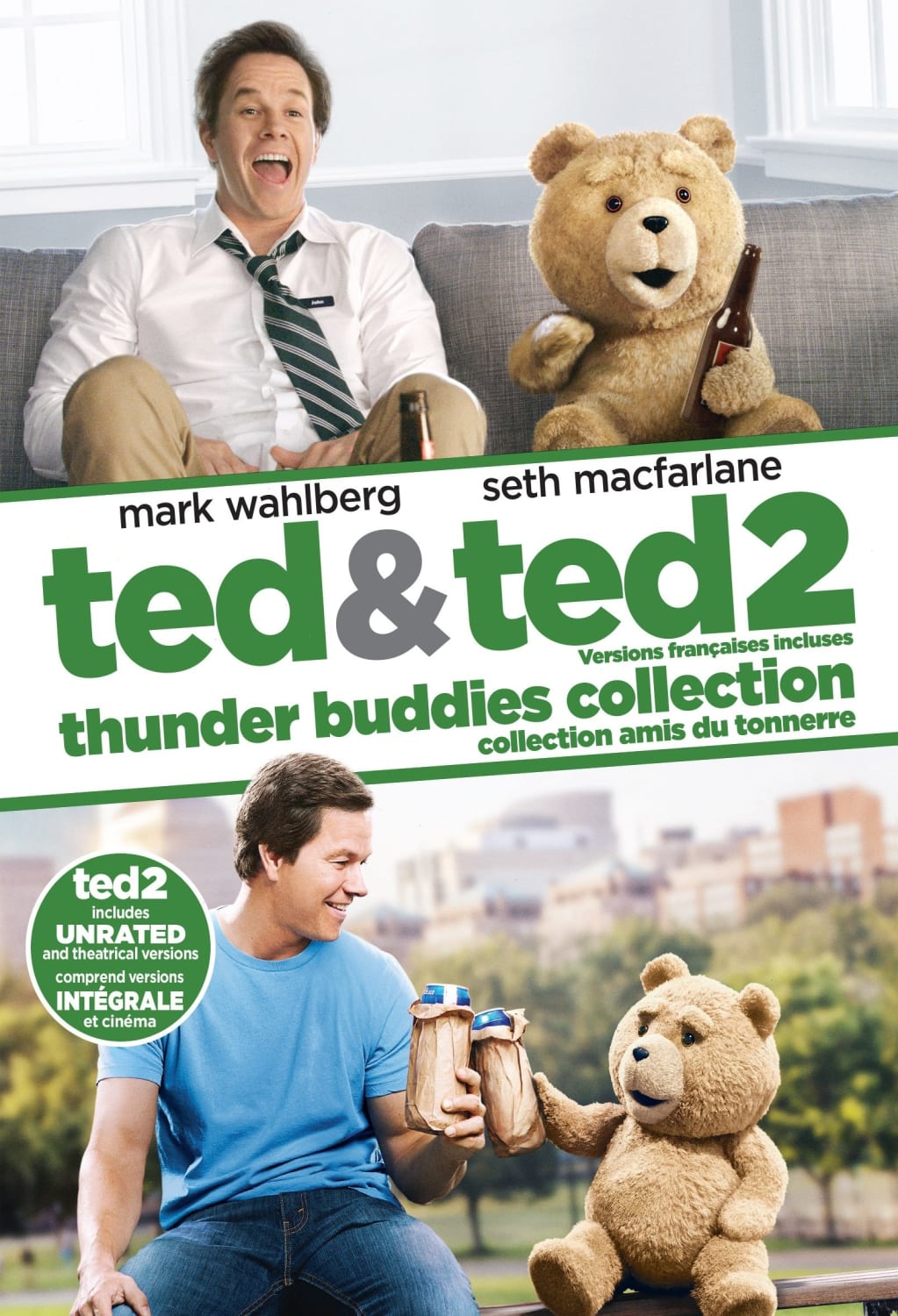 TED & TED 2 UNRATED THUNDER BUDDIES COLLECTION - [DVD]