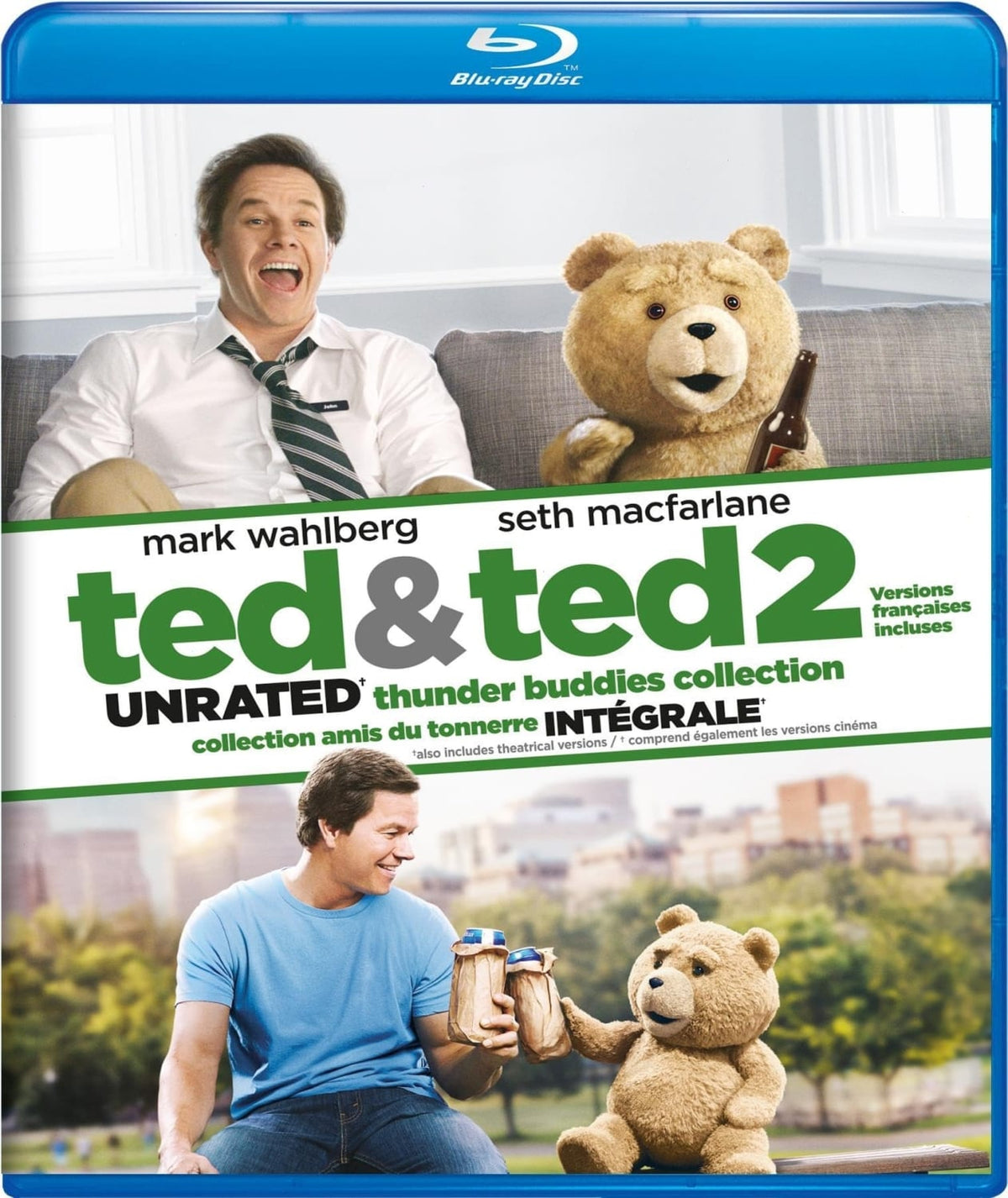 TED & TED 2 UNRATED THUNDER BUDDIES COLLECTION - [Blu-ray]
