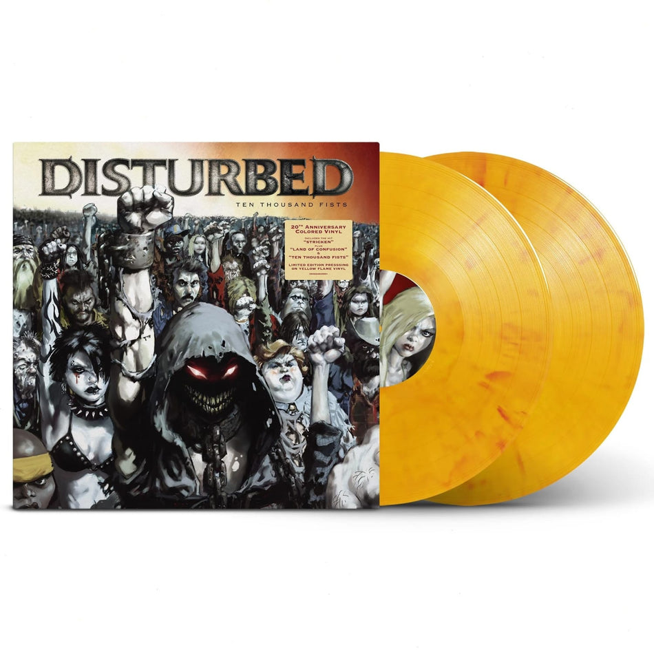 Disturbed - Ten Thousand Fists (Yellow Flame 2LP) - (Colored Vinyl, Yellow) - [Vinyl]