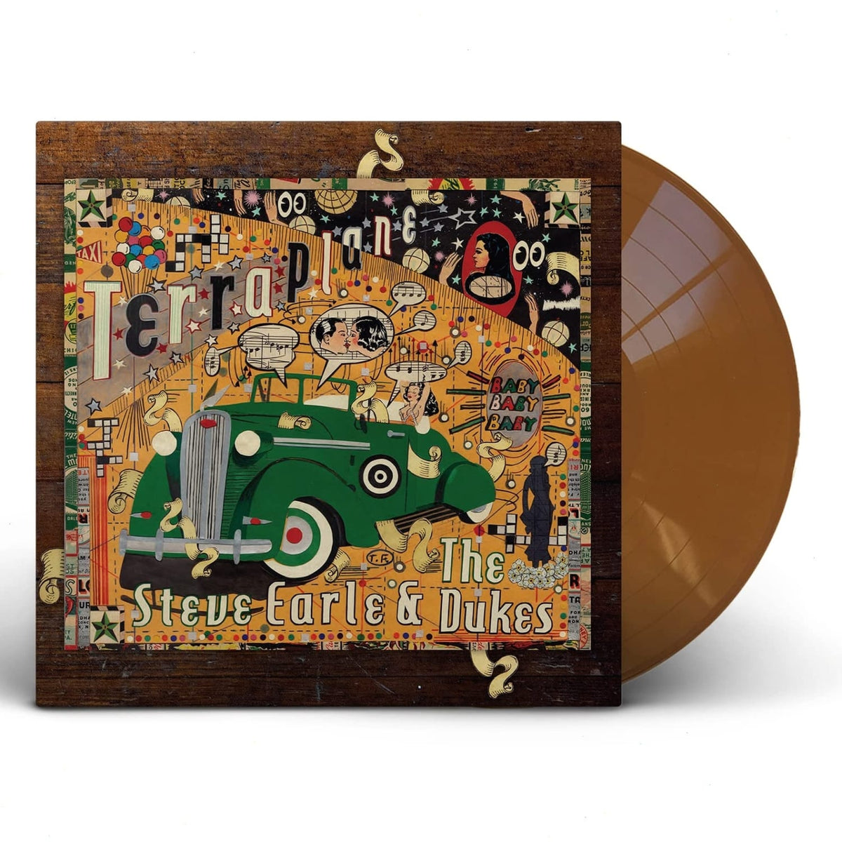Steve Earle - Terraplane (transparent Gold Vinyl) - (Clear Vinyl, Gold) - [Vinyl]