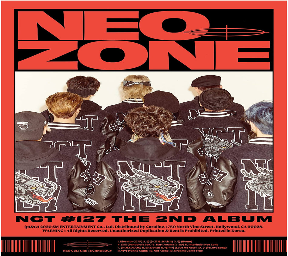 NCT 127 - The 2nd Album 'NCT #127 Neo Zone' [C Ver.] - [CD]
