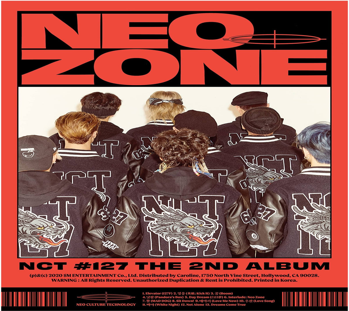 NCT 127 - The 2nd Album 'NCT #127 Neo Zone' [C Ver.] - [CD]
