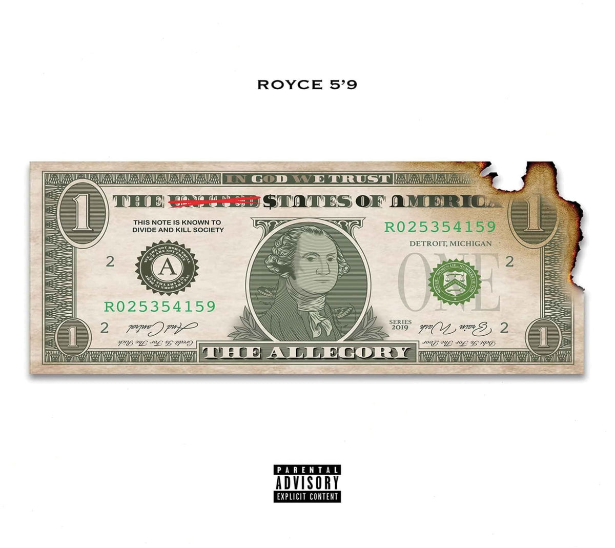 Royce da 5'9" - The Allegory [Explicit Content] - (Parental Advisory Explicit Lyrics) - [CD]