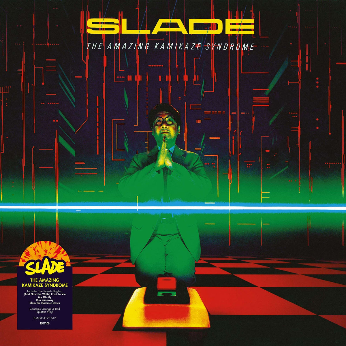 Slade - The Amazing Kamikaze Syndrome (Red and Transparent Orange Splatter ) - (Clear , Red, Orange, Splatter) - [Vinyl]