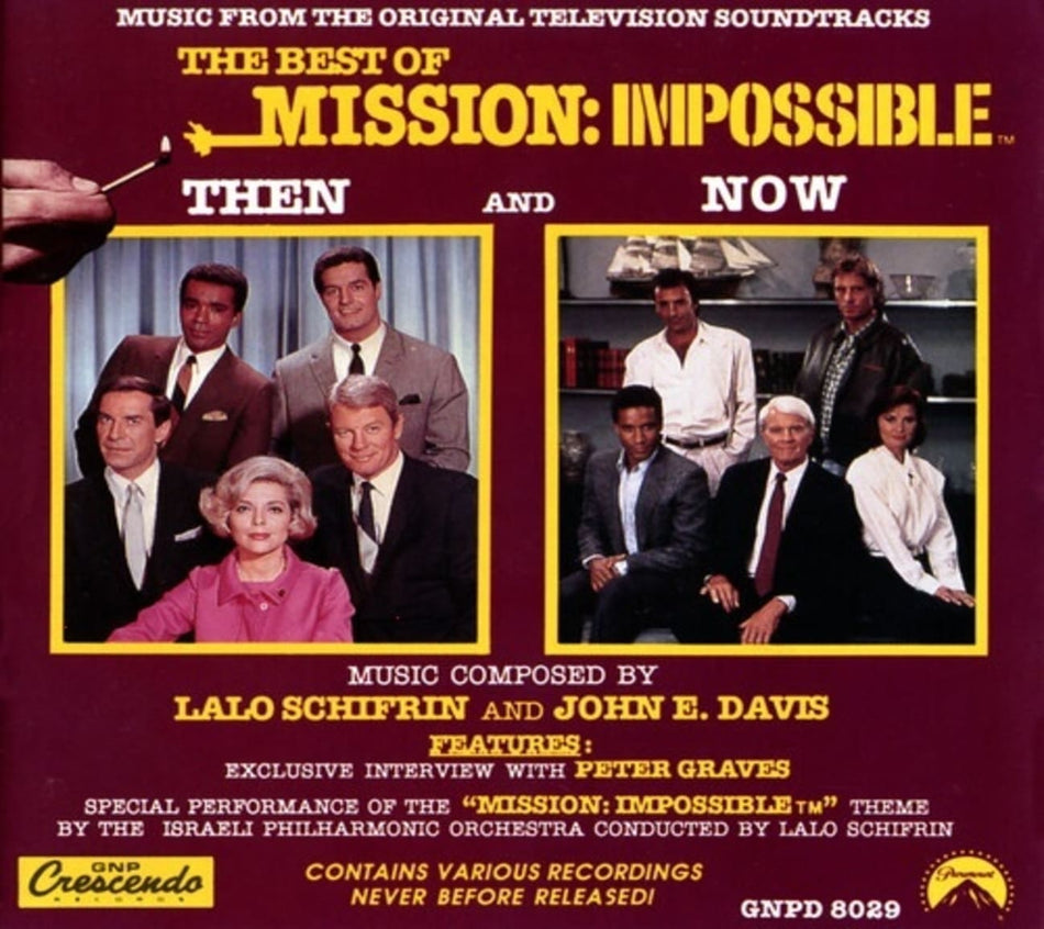 LALO SCHIFRIN / JOHN E. DAVIS - The Best Of Mission: Impossible Then And Now (Original Soundtrack) - [CD]