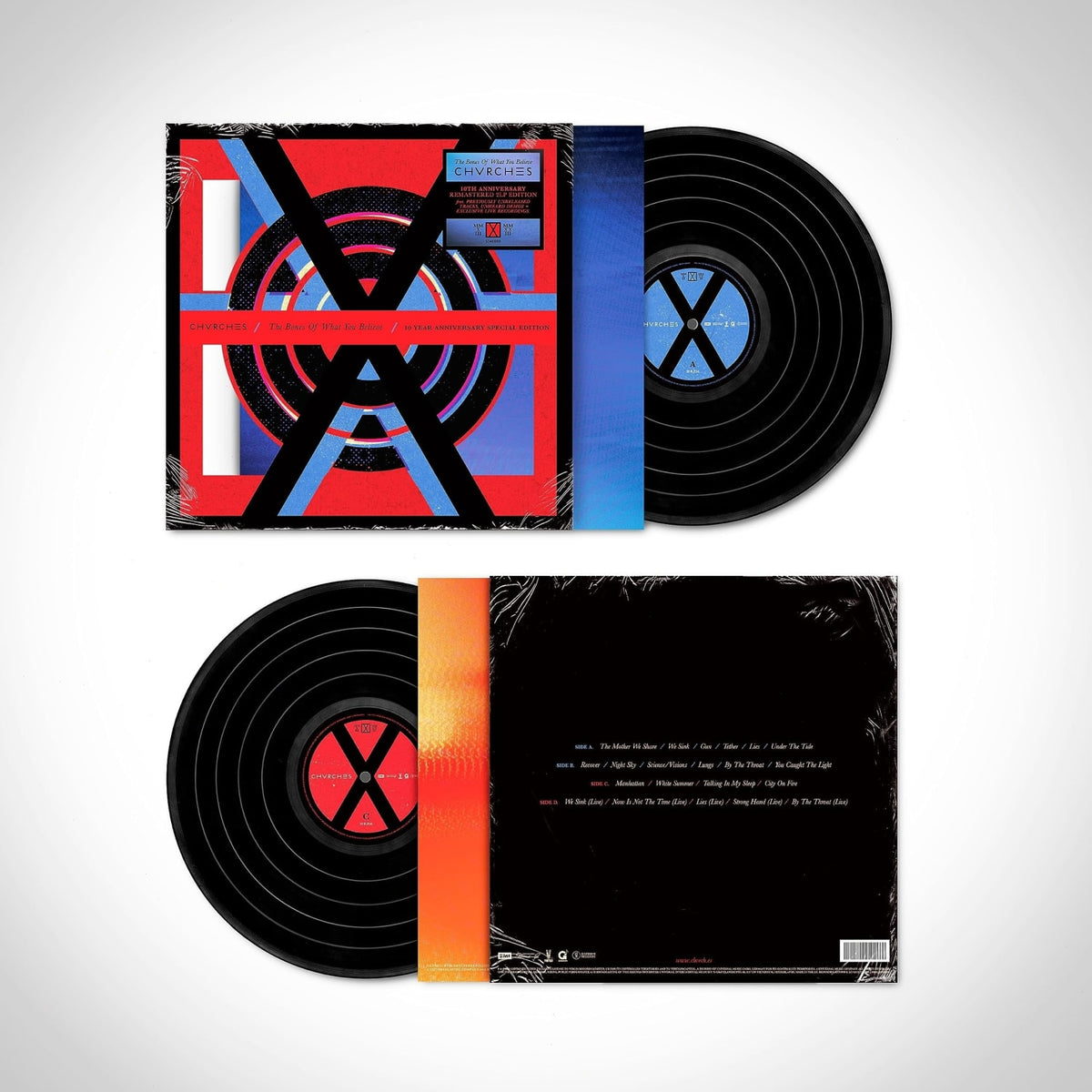 Chvrches - Bones Of What You Believe (10th Anniversary) [Explicit Content] - (Parental Advisory Explicit Lyrics, Deluxe Edition, Anniversary Edition) - [Vinyl]