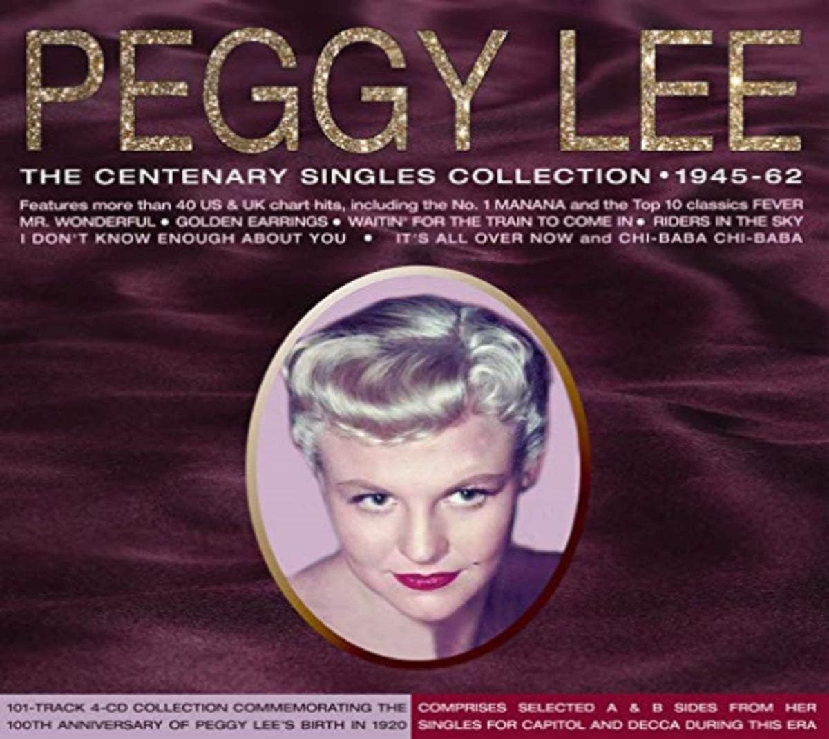 Peggy Lee - THE CENTENARY SINGLES COLLECTION 1945 - 62 - [CD]