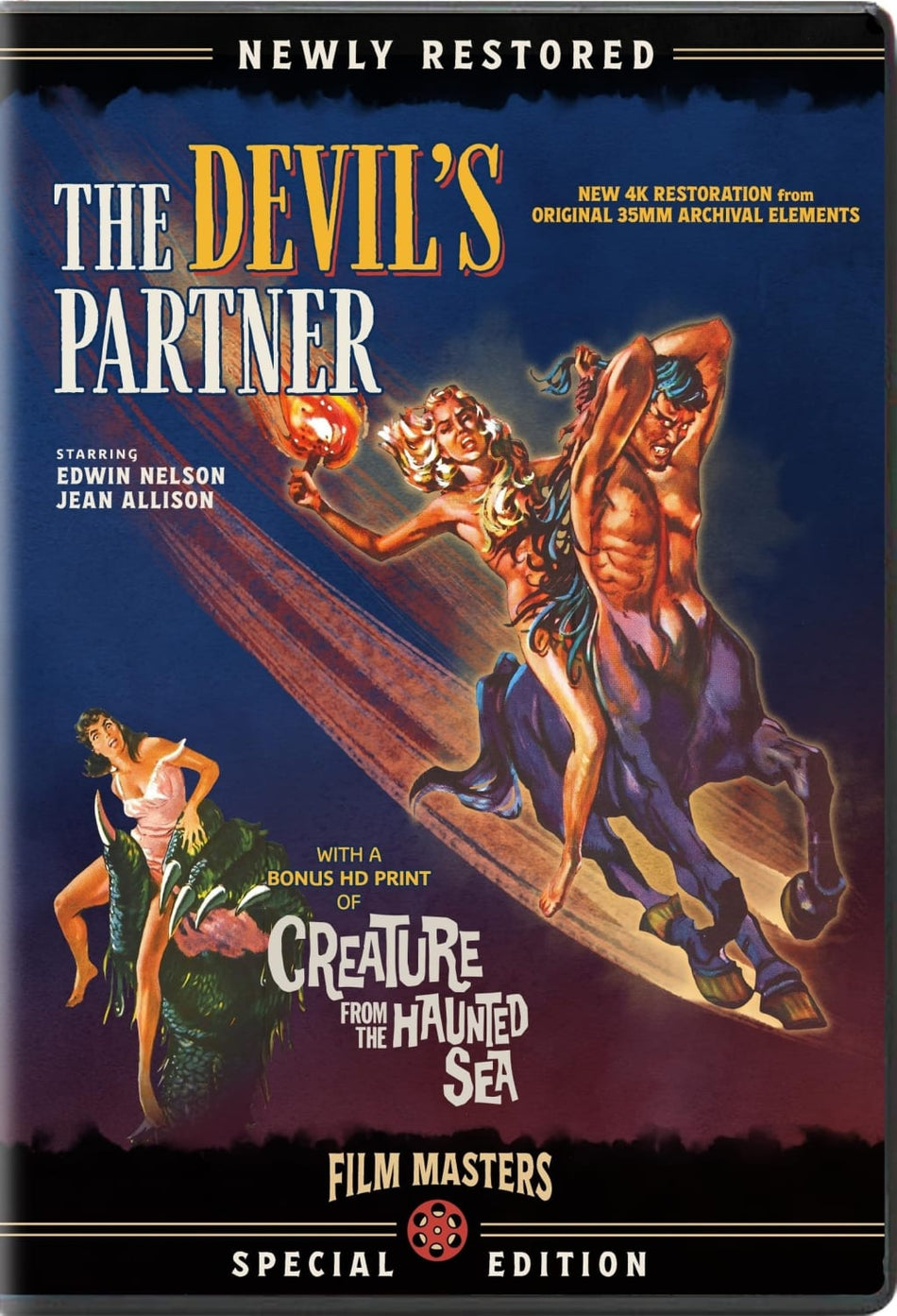The Devil's Partner (1961) / Creature From The Haunted Sea (1961) - [DVD]