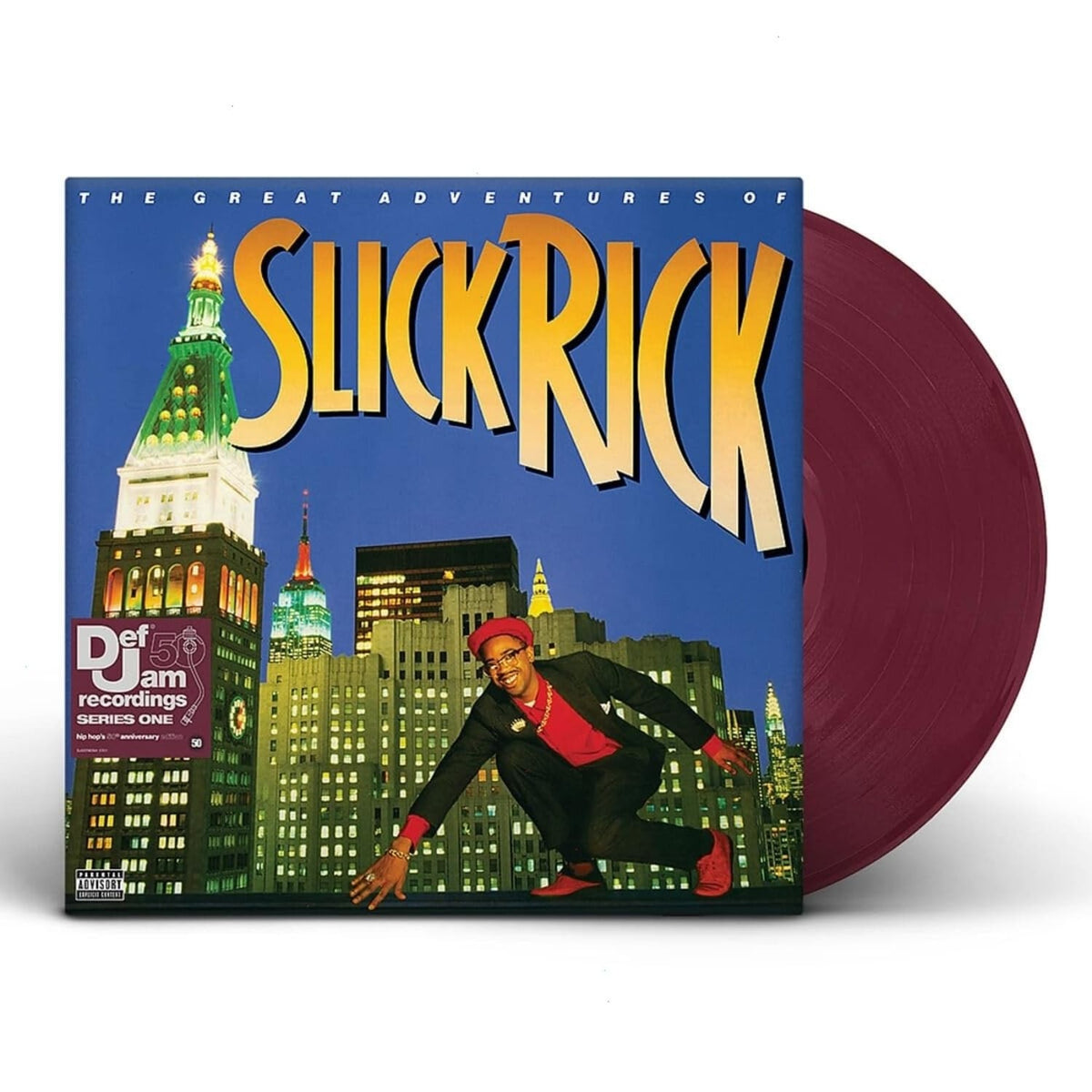 Slick Rick - The Great Adventures Of Slick Rick [Explicit Content] - (Parental Advisory Explicit Lyrics, Limited Edition, Colored Vinyl, Burgundy, Reissue) - [Vinyl]