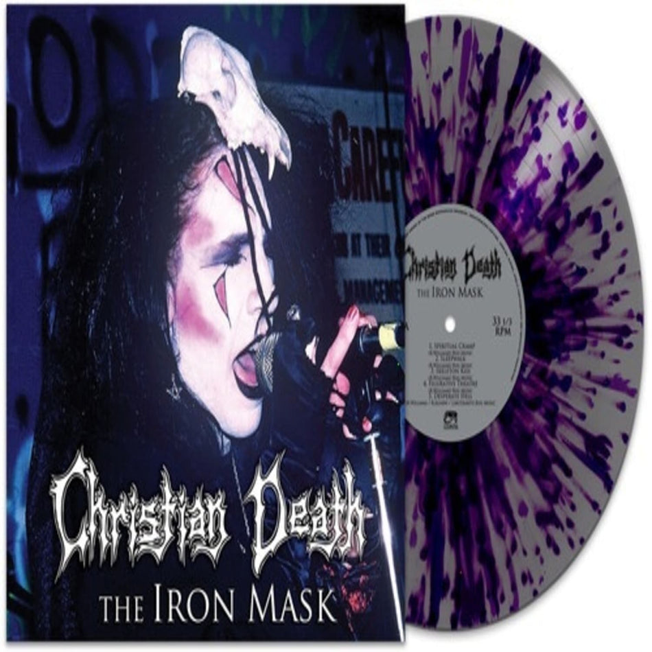 Christian Death - The Iron Mask - (Limited Edition, Colored , Purple, Silver, Splatter) - [Vinyl]