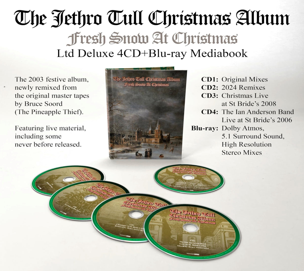 Jethro Tull - Jethro Tull Christmas Album - Fresh Snow At Christmas - (Limited Edition, Deluxe Edition, With Blu-ray) - [CD]