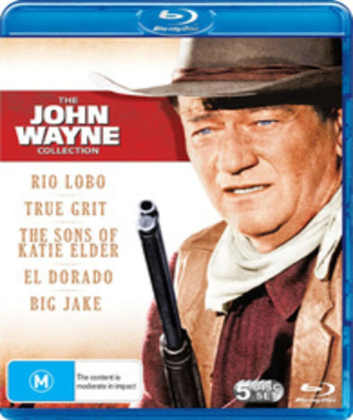 John Wayne 5 Film Collection (Rio Lobo / True Grit / Sons Of Katie Elder / El Dorado / Big Jake) - All-Region/ 1080p - [Blu-ray]