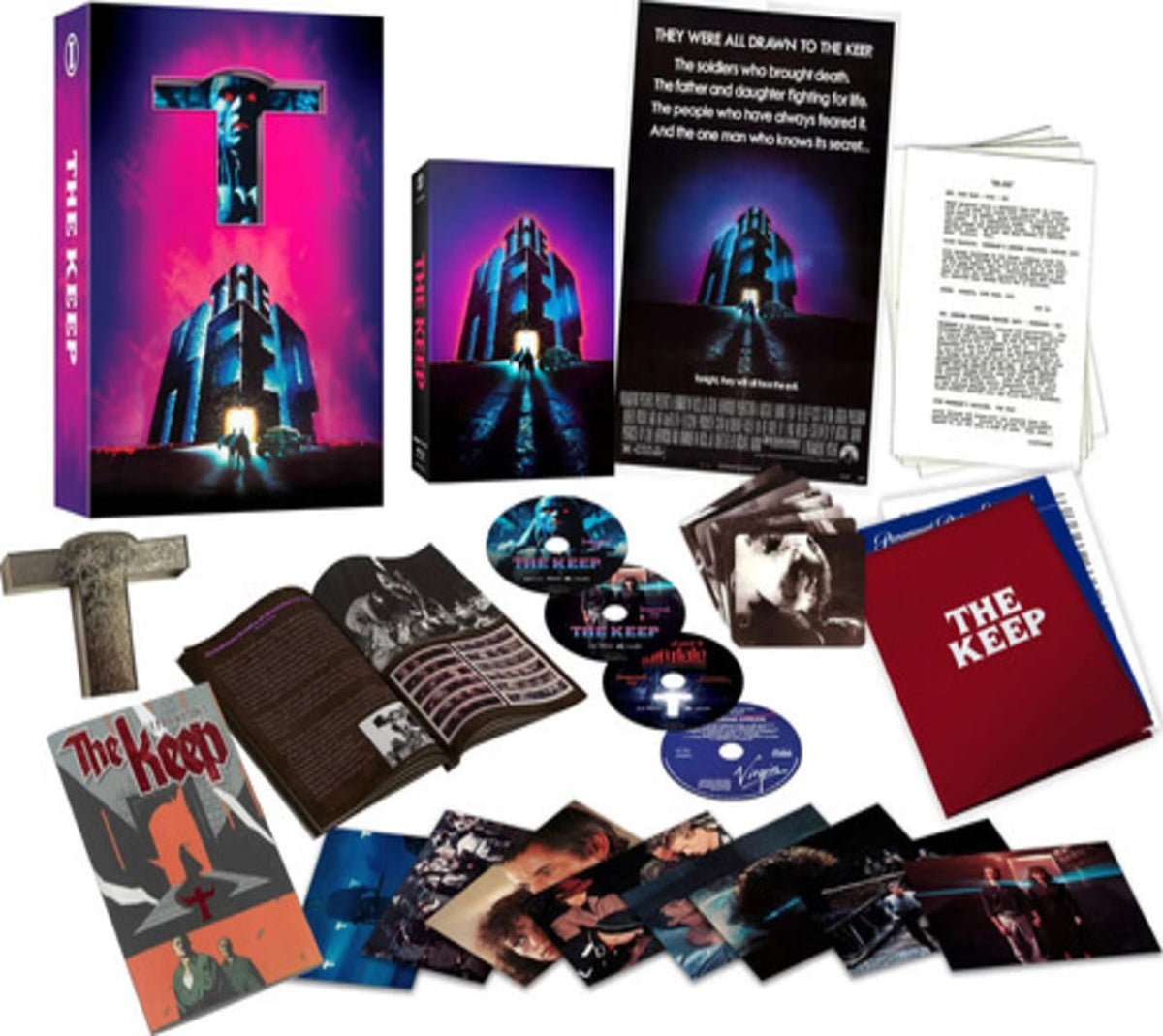 Keep: Cross Replica Limited Edition - All-Region UHD Lenticular Boxset with Replica Cross, 2 Blu-Ray's, CD Soundtrack, Poster, Lobby Cards, Comic Book Reprint & 80-Page Book - [4K Ultra HD]