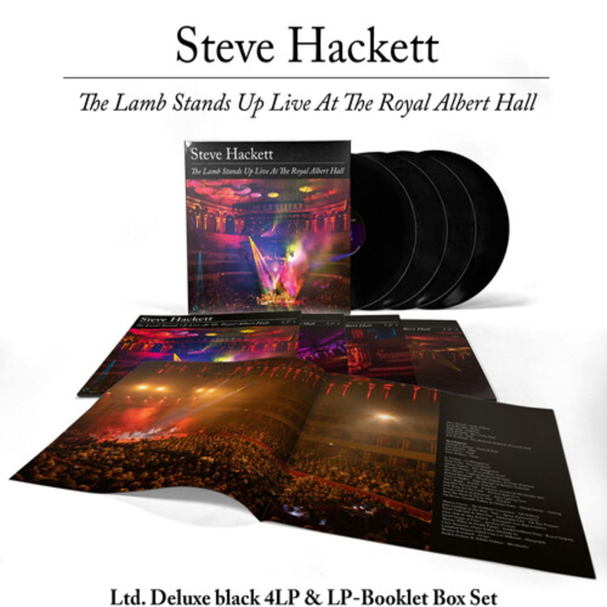 Steve Hackett - The Lamb Stands Up Live At The Royal Albert Hall - (Limited Edition, Deluxe Edition, Boxed Set, 180 Gram Vinyl, Booklet) - [Vinyl]