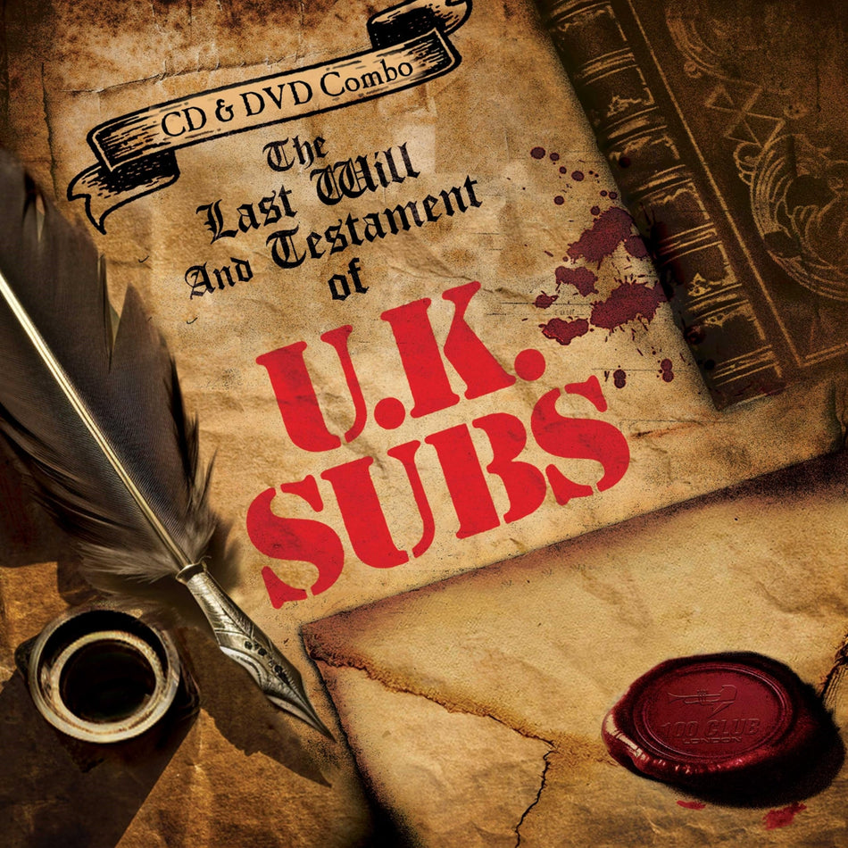 UK Subs - The Last Will And Testament Of U.K. Subs - (With DVD) - [CD]