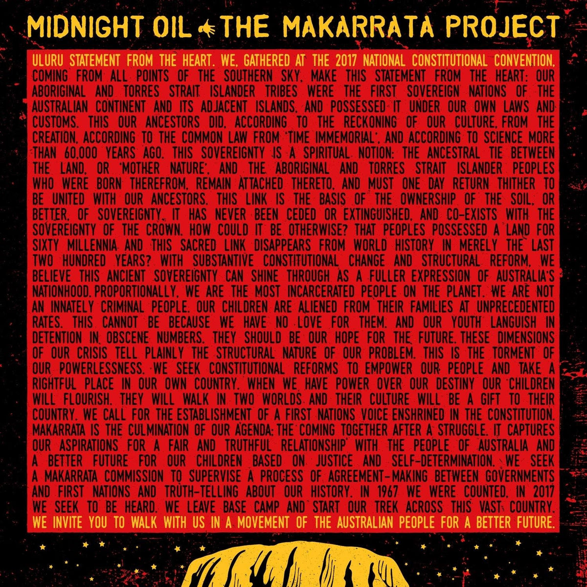 Midnight Oil - Makarrata Project - Black - [Vinyl]