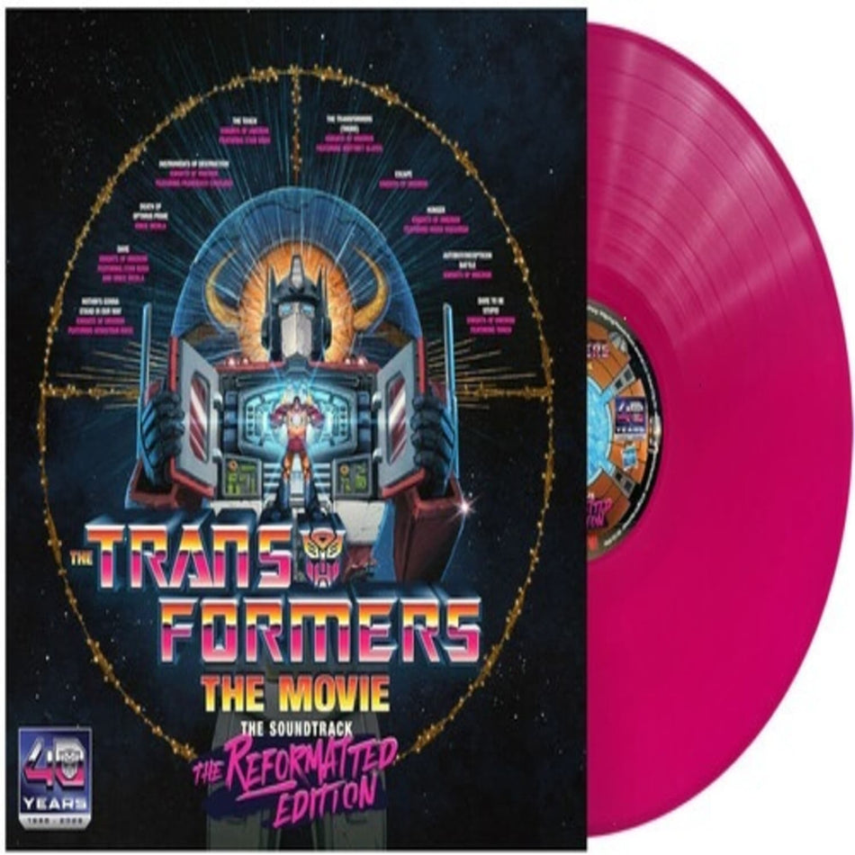 The Transformers - The Movie, The Soundtrack, The Reformatted Edition - (Colored , Pink) - [Vinyl]