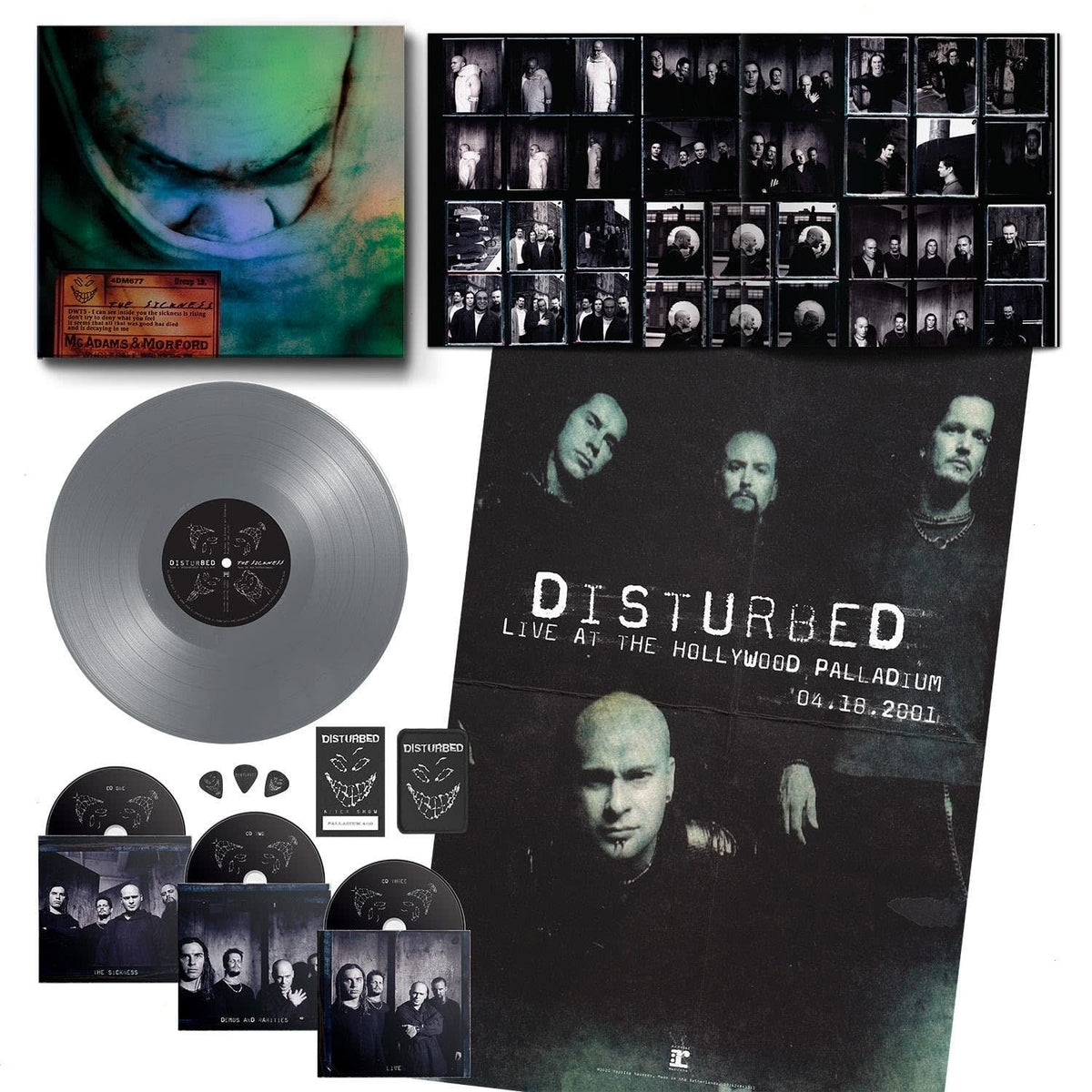Disturbed - The Sickness (25th Anniversary Edition) [Deluxe LP + 3CD Box Set] [Explicit Content] - (Large Item, Parental Advisory Explicit Lyrics, With LP, Boxed Set, Colored Vinyl) - [CD]