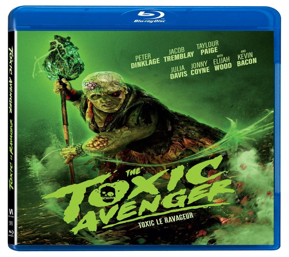 Elijah Wood, Kevin Bakon, Peter Dinklage - THE TOXIC AVENGER (Toxic le ravageur) [Blu-ray] (Bilingual) - [CD]