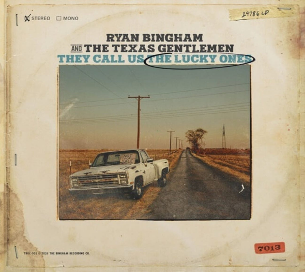 Ryan Bingham - They Call Us The Lucky Ones - [CD]
