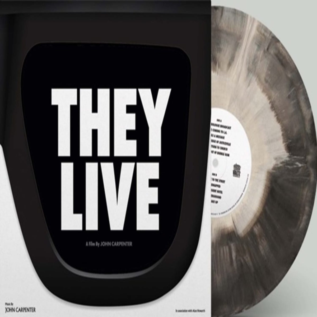JOHN CARPENTER / ALAN HOWARTH - They Live - (RSD Exclusive, Colored Vinyl, Black, White) - [Vinyl]