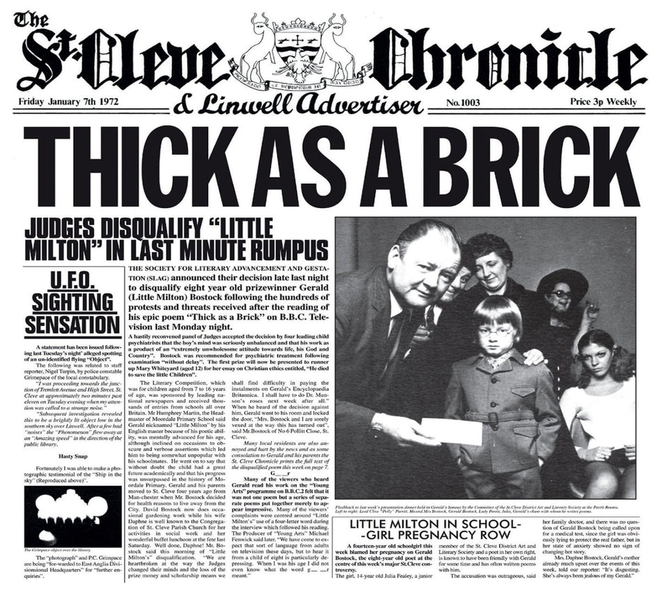 Jethro Tull - Thick As A Brick [Import] - [CD]