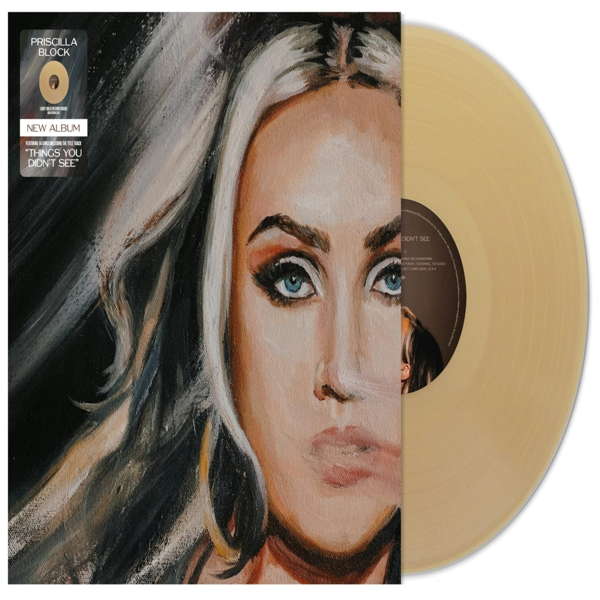 Priscilla Block - Things You Didn't See - (Colored Vinyl, Gold) - [Vinyl]
