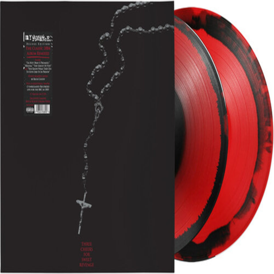 My Chemical Romance - Three Cheers For Sweet Revenge (Red & Black Corona) [Explicit Content] - (Parental Advisory Explicit Lyrics, Indie Exclusive, Deluxe Edition, Colored , Red) - [Vinyl]