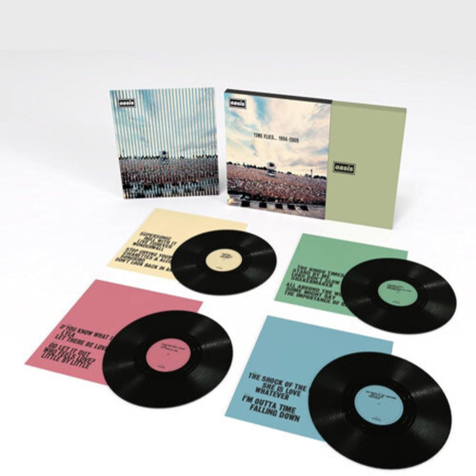 Oasis - Time Flies 1994-2009 - (Oversize Item Split) - [Vinyl]