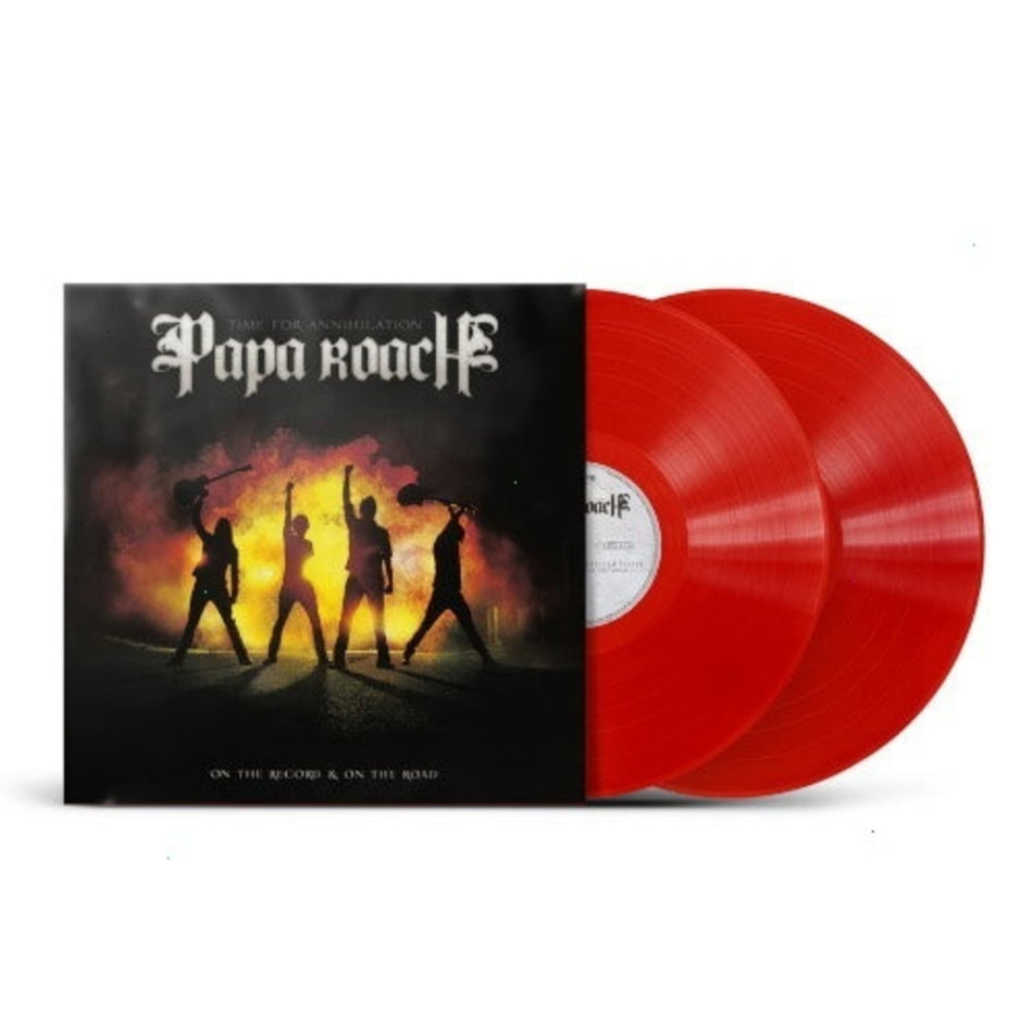 Papa Roach - Time For Annihilation On The Record & On The Road - Red Colored - [Vinyl]
