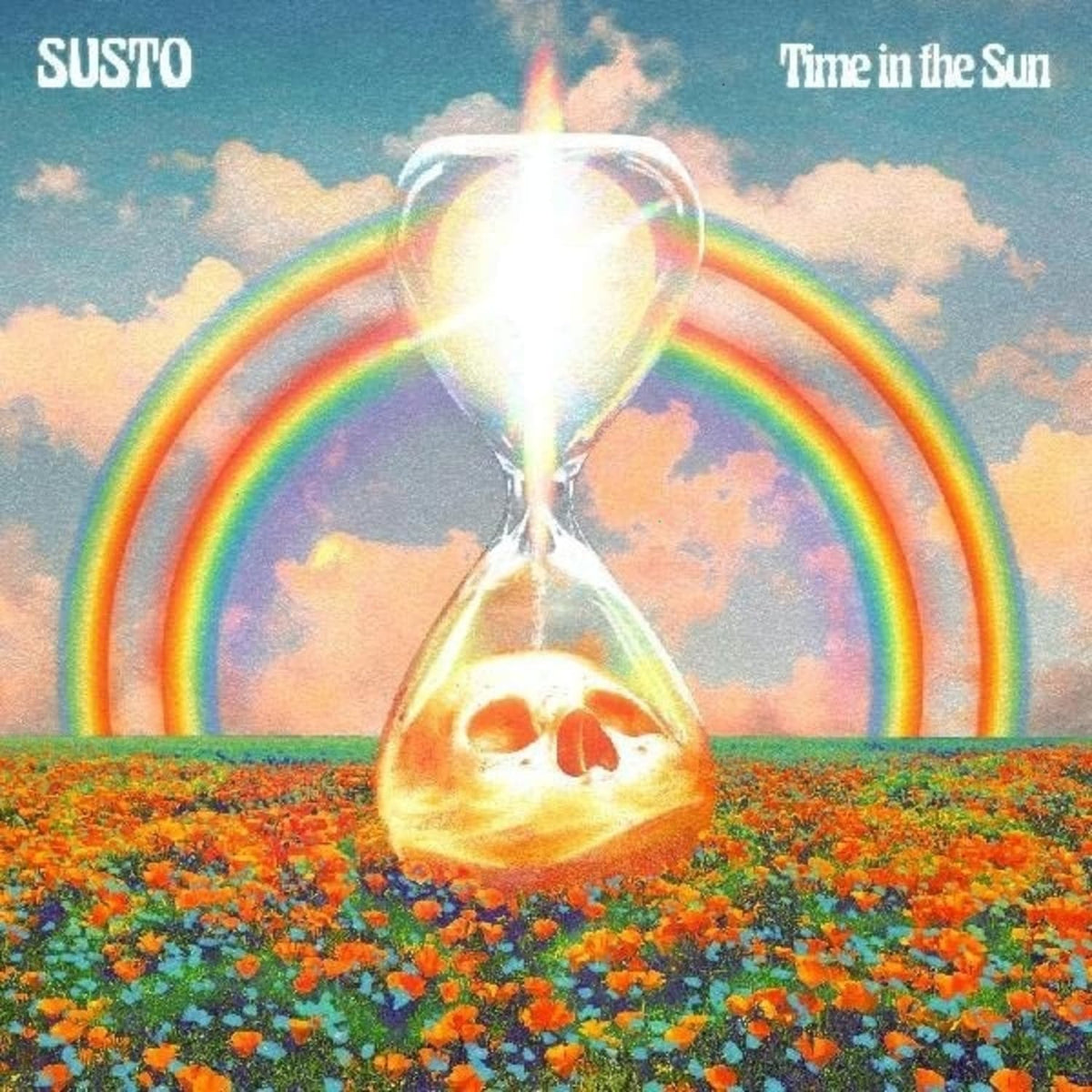 SUSTO - Time In The Sun - (Clear Vinyl, Orange) - [Vinyl]