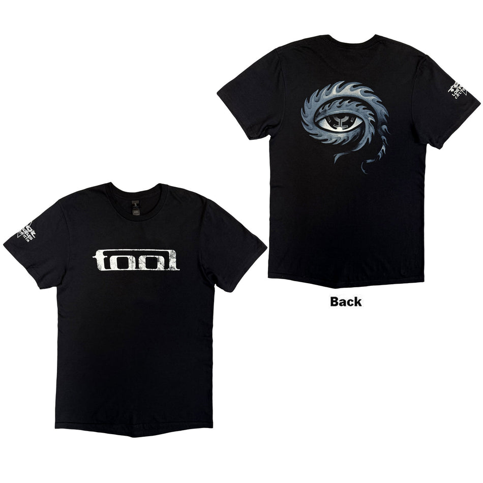 Tool Unisex T-Shirt: Big Eye (Black) (Back & Sleeve Print)