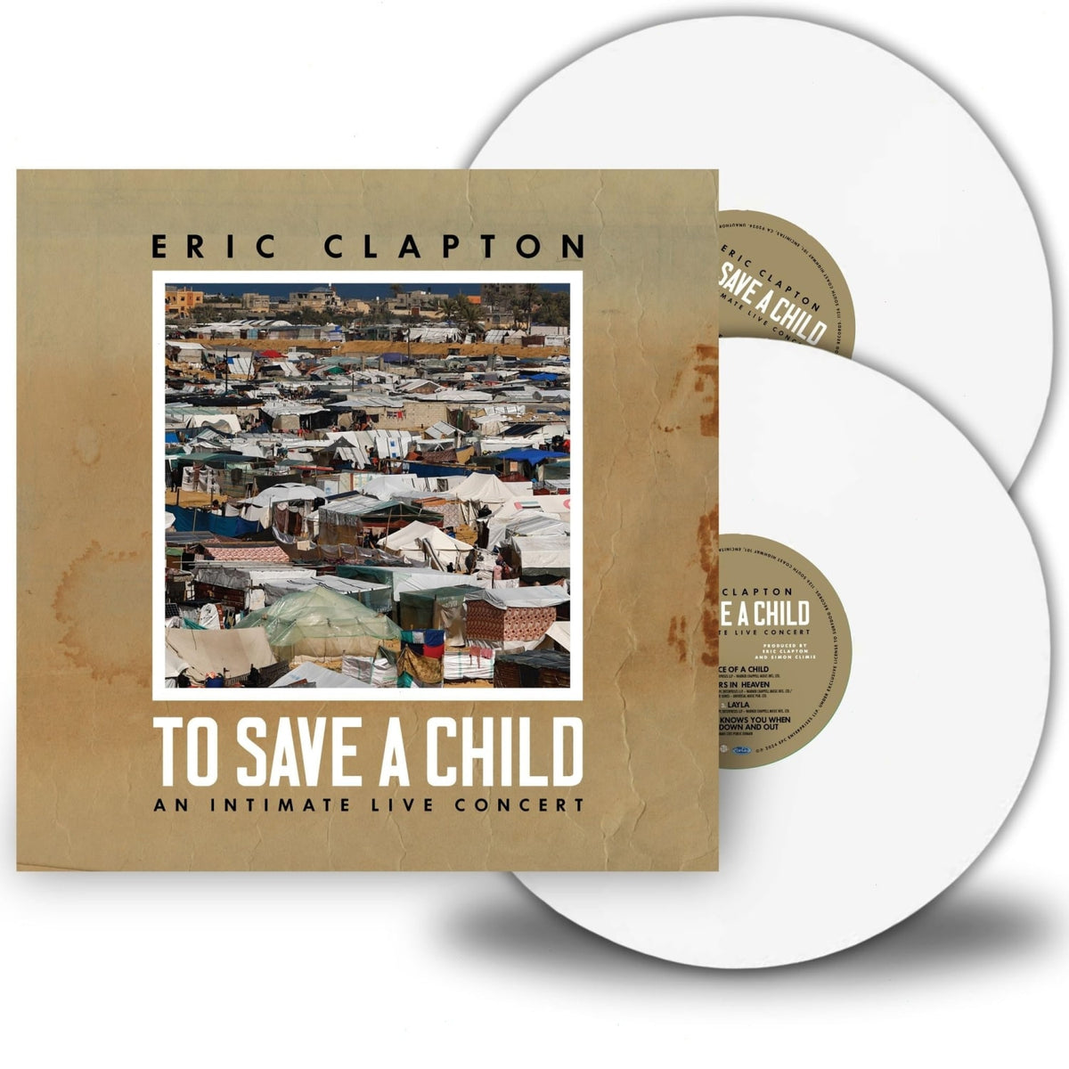 Eric Clapton - To Save A Child - (Colored Vinyl, White) - [Vinyl]