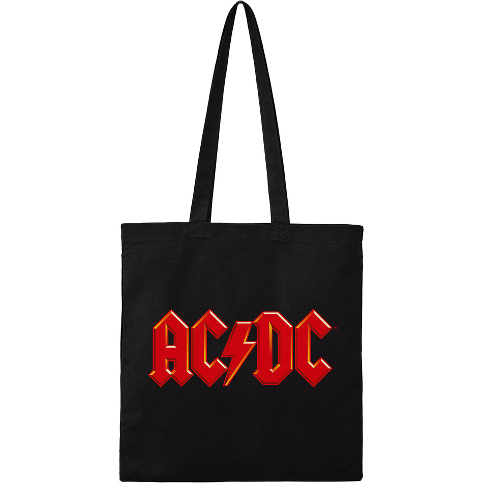 AC/DC Cotton Tote Bag: Logo