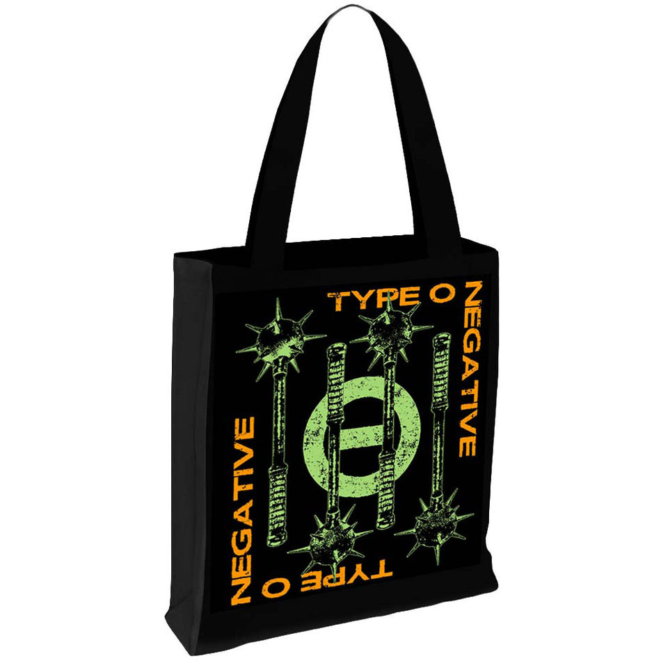 Type O Negative Tote Bag: Spiked Club (Black)
