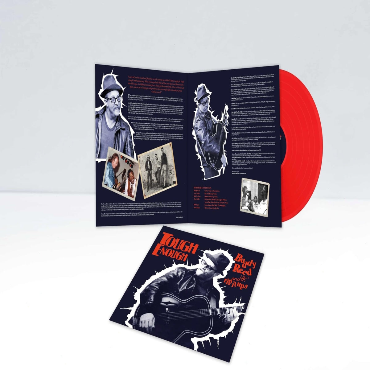 Buddy Reed & Th' Rip It Ups - Tough Enough (Red ) - [Vinyl]