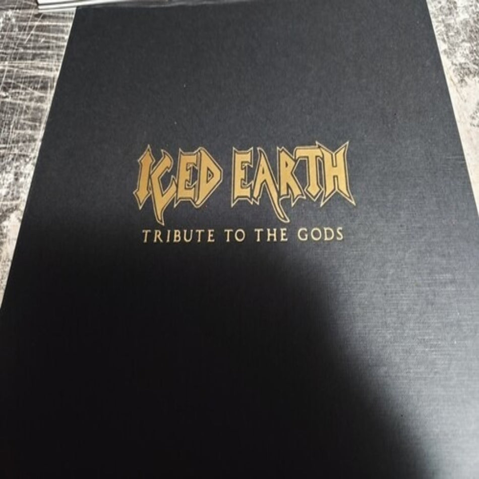 Iced Earth - Tribute To The Gods (Luxurious Box Embossed in Gold) - (Limited Edition, Embossed, Deluxe Edition, Colored Vinyl, Gold) - [Vinyl]