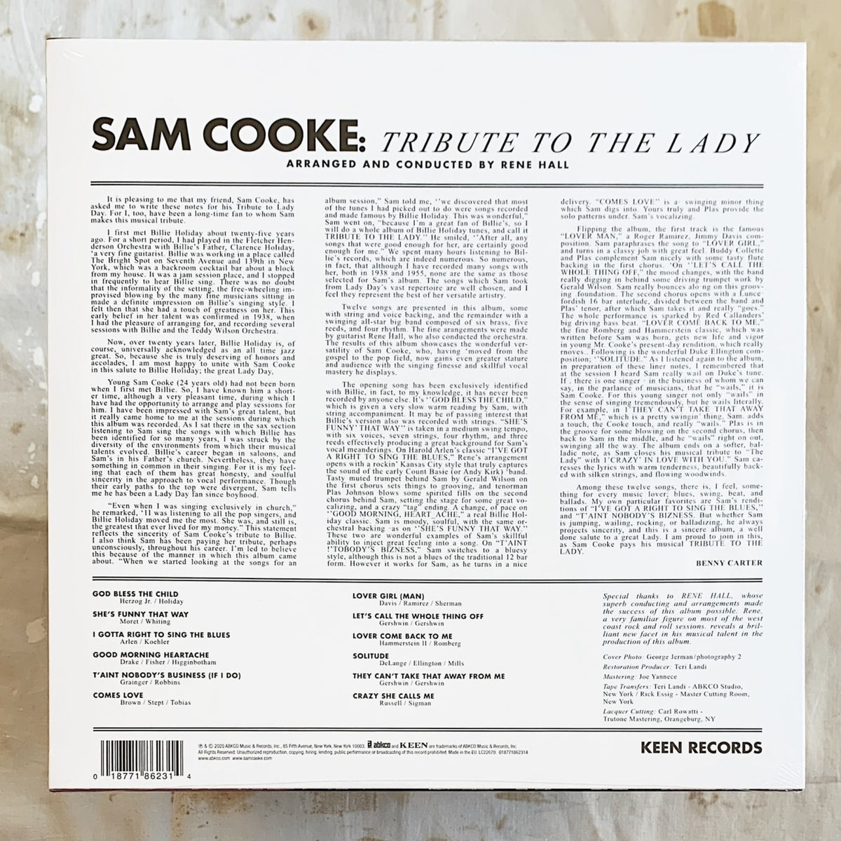 Sam Cooke - Tribute To The Lady - [Vinyl]