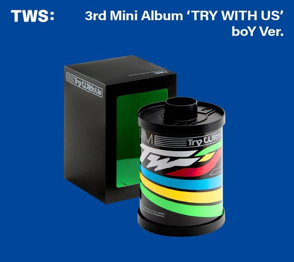 TWS - Tws 3rd Mini Album 'try With Us' (boY Ver.) - (Booklet, Sticker, Photo / Photo Card, Poster) - [CD]