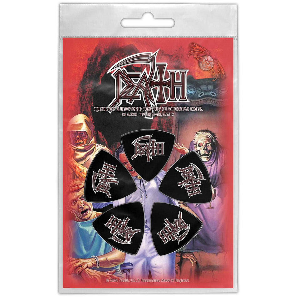 Death Tri-Tip Plectrum Pack: Logo