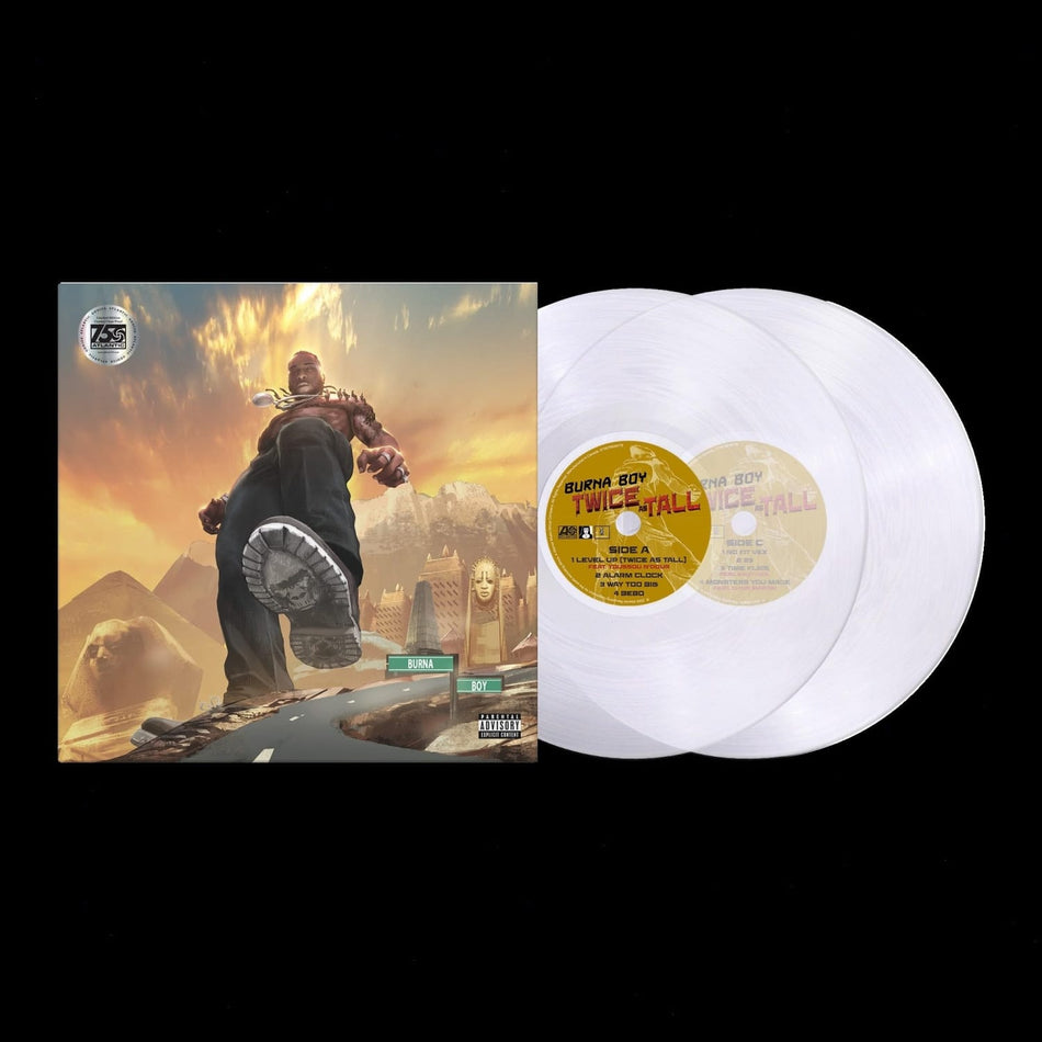 Burna Boy - Twice As Tall [Explicit Content] - (Parental Advisory Explicit Lyrics, 140 Gram Vinyl, Clear Vinyl) - [Vinyl]