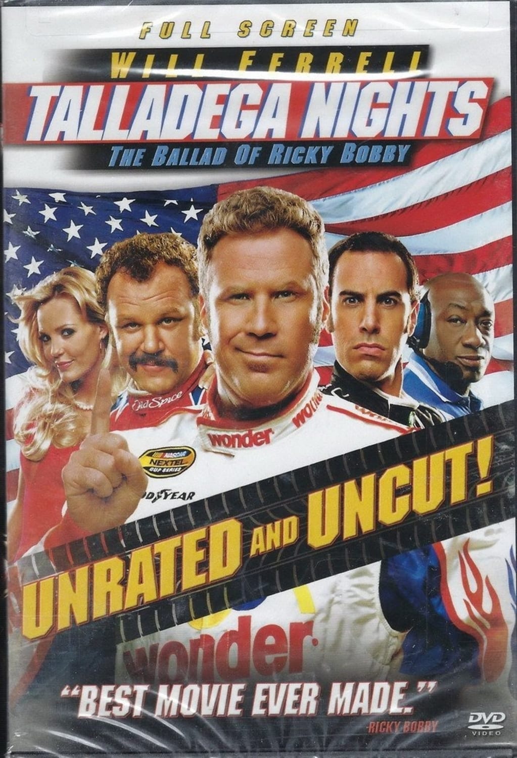 Talladega Nights: The Ballad of Ricky Bobby [Full Screen, Unrated and Uncut Edition] - [DVD]