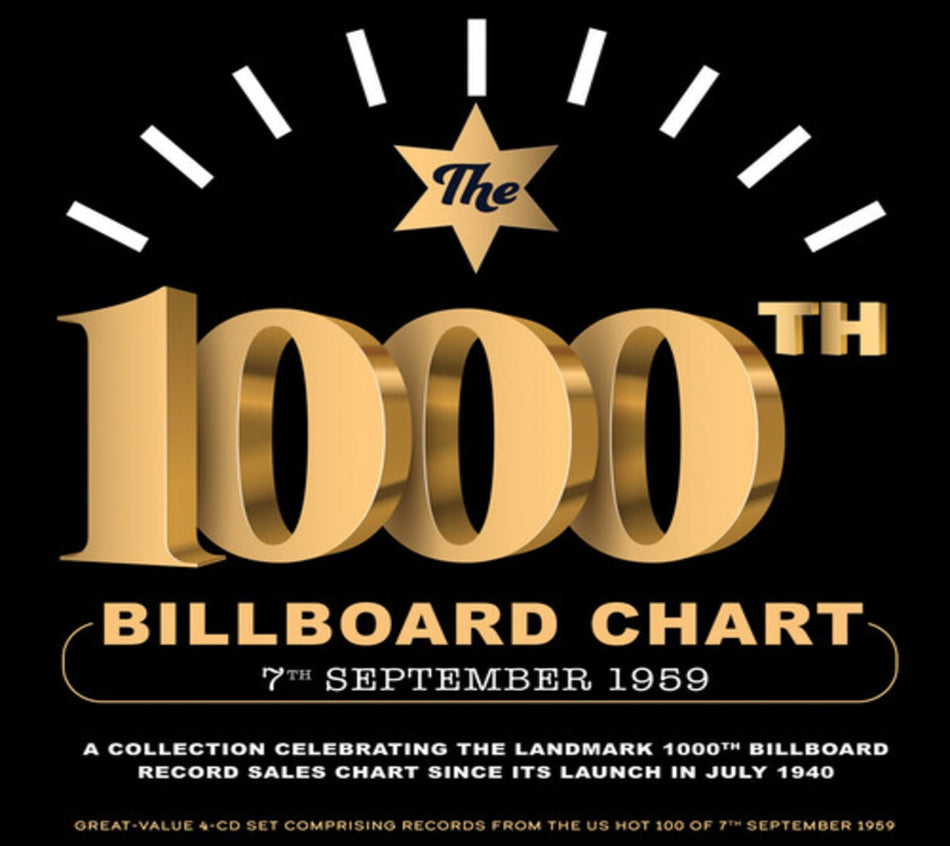 Various Artists - The 1000th Billboard Chart 7th September 1959 - [CD]