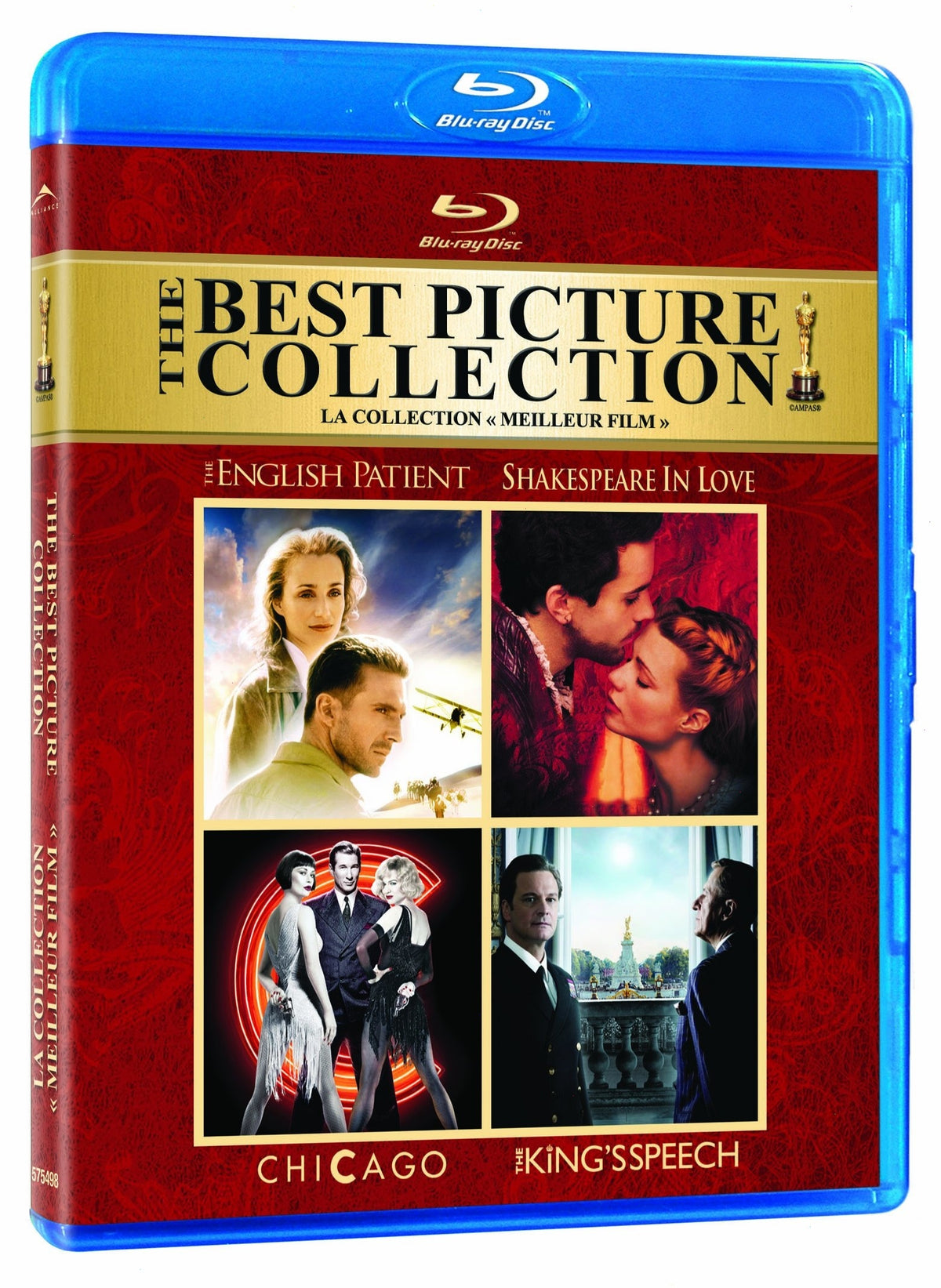 The Best Picture Collection: Chicago / English Patient / King's Speech Shakespeare in Love - [Blu-ray]