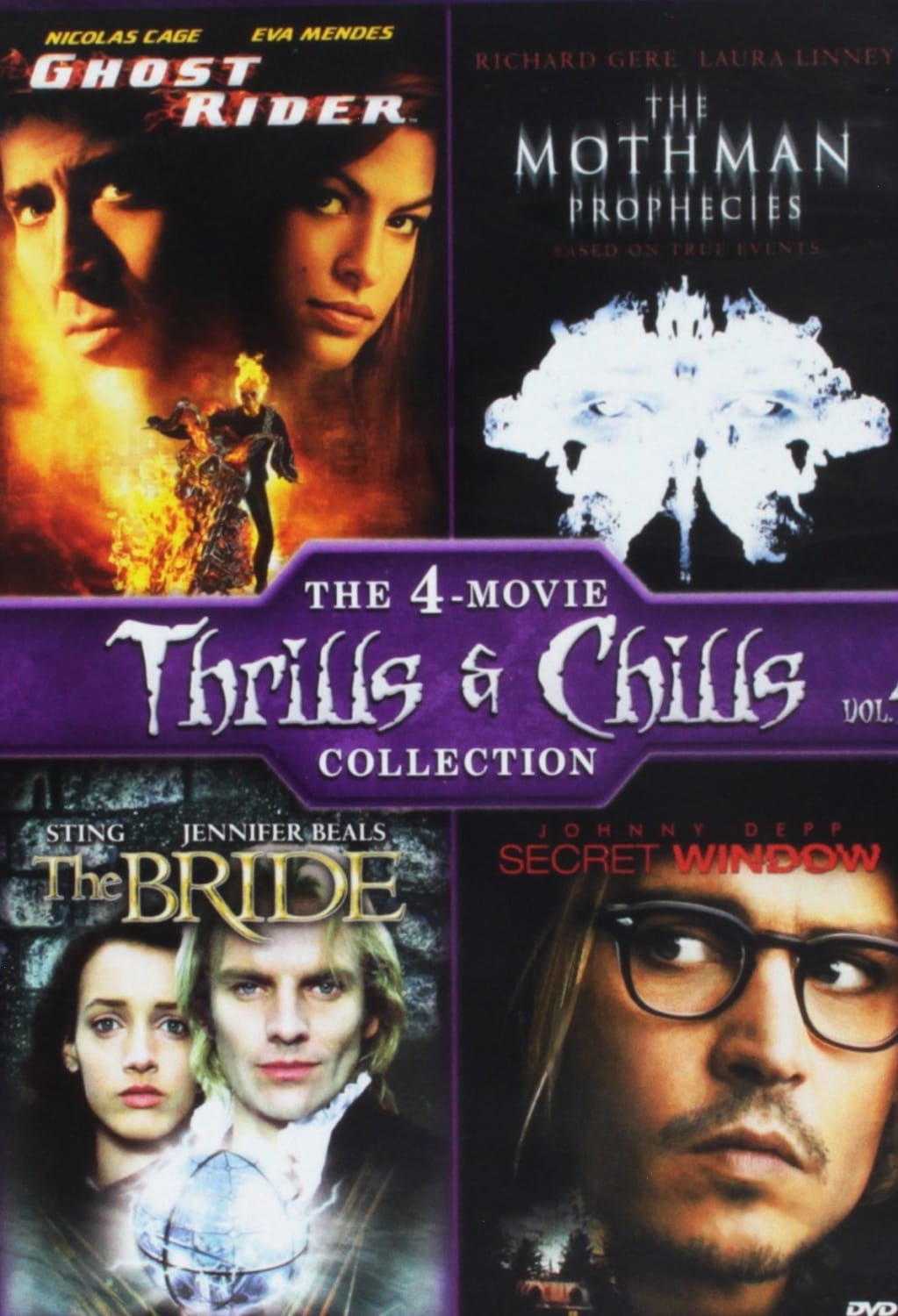 The Bride / Ghost Rider / The Mothman Prophecies / Secret Window - [DVD]