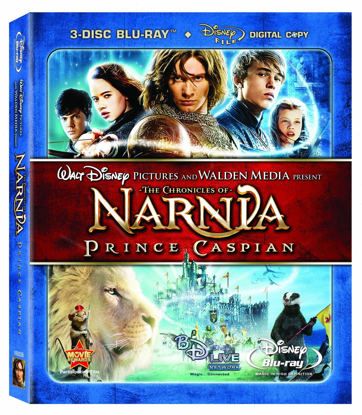 The Chronicles of Narnia: Prince Caspian [Two Disc Edition + BD - Live] - [Blu-ray]