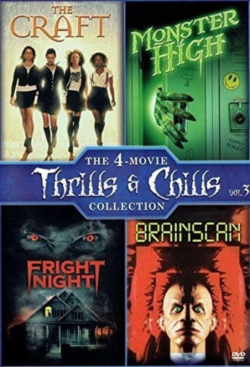 The Craft [1996] / Monster High [1989] / Fright Night [1985] / Brainscan [1994] - [DVD]