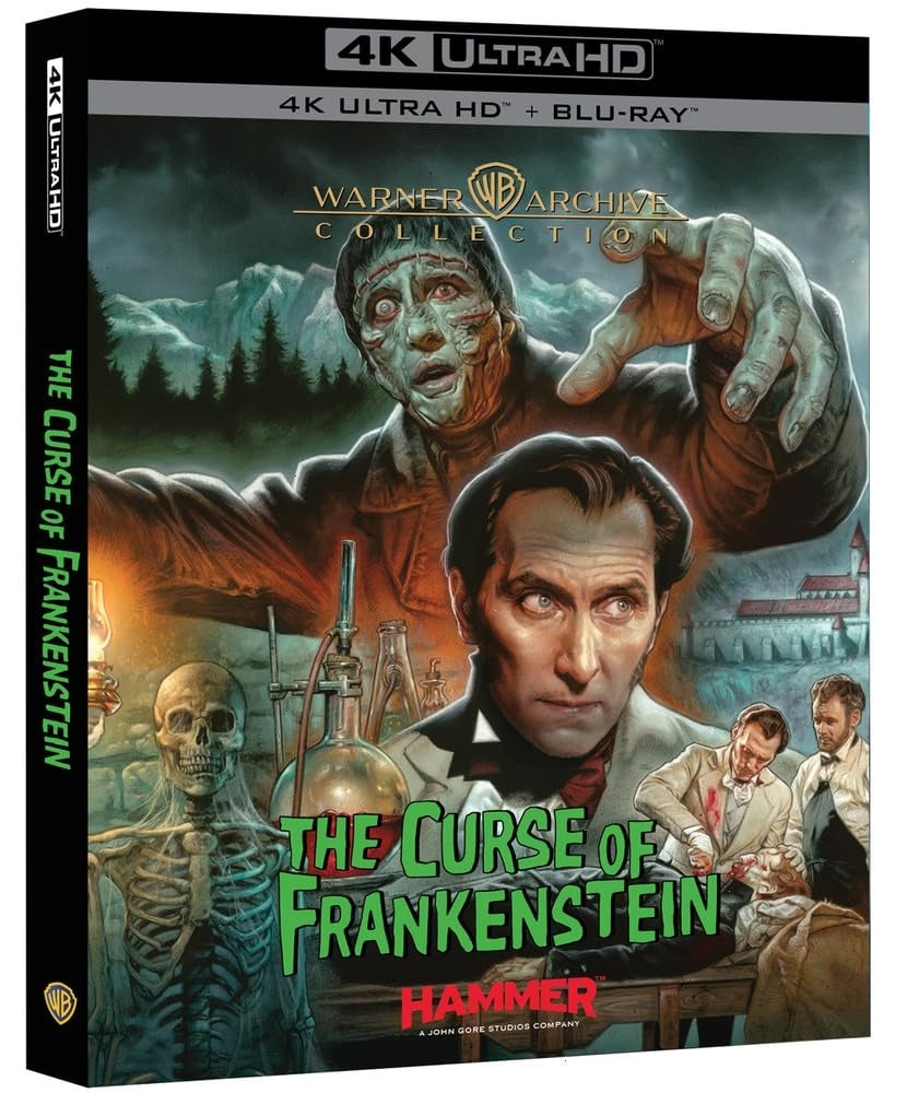 The Curse of Frankenstein - (4K Mastering, With Blu-ray, Mono Sound, Digital Theater System, AC-3) - [4K Ultra HD]