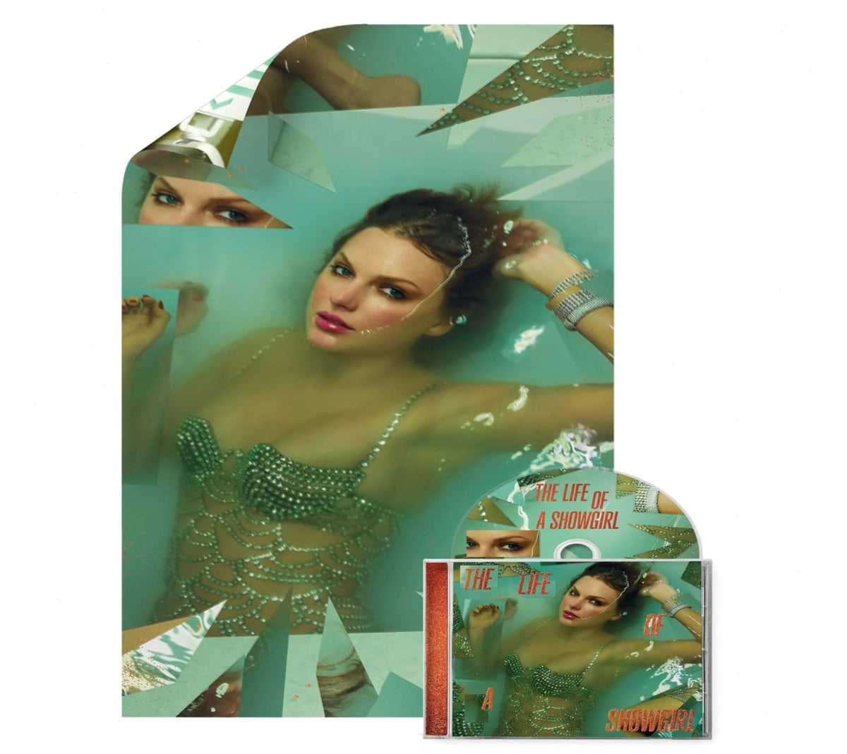 Taylor Swift - The Life of a Showgirl: Sweat and Vanilla Perfume Album Edition - (Poster) - [CD]